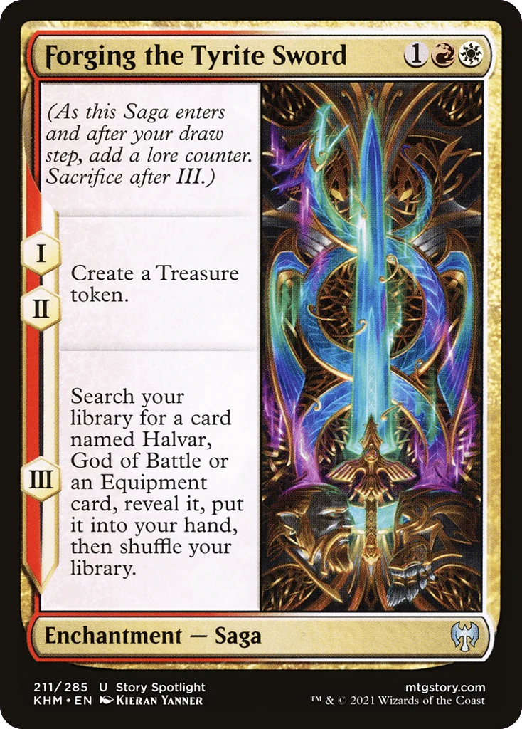 Forging the Tyrite Sword · Kaldheim