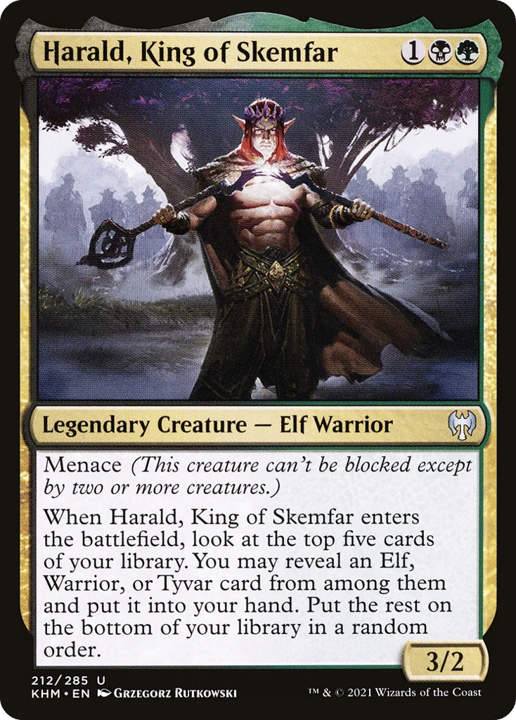 Harald, King of Skemfar · Kaldheim