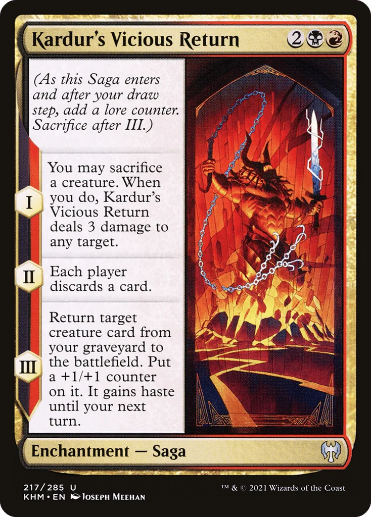 Kardur's Vicious Return · Kaldheim