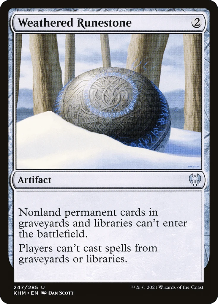 Weathered Runestone · Kaldheim