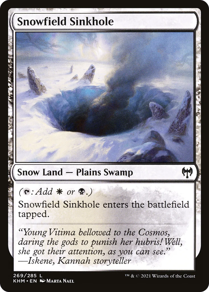 Snowfield Sinkhole · Kaldheim