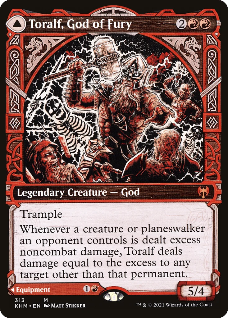 Toralf, God of Fury // Toralf's Hammer · Kaldheim