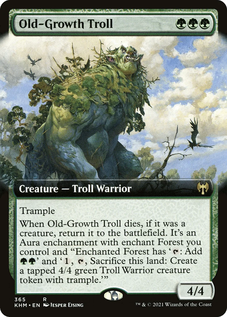 Old-Growth Troll · Kaldheim