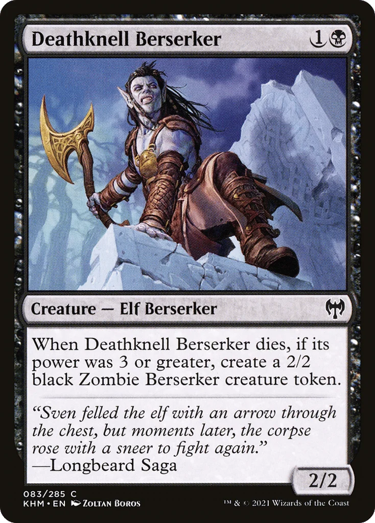 Deathknell Berserker · Kaldheim