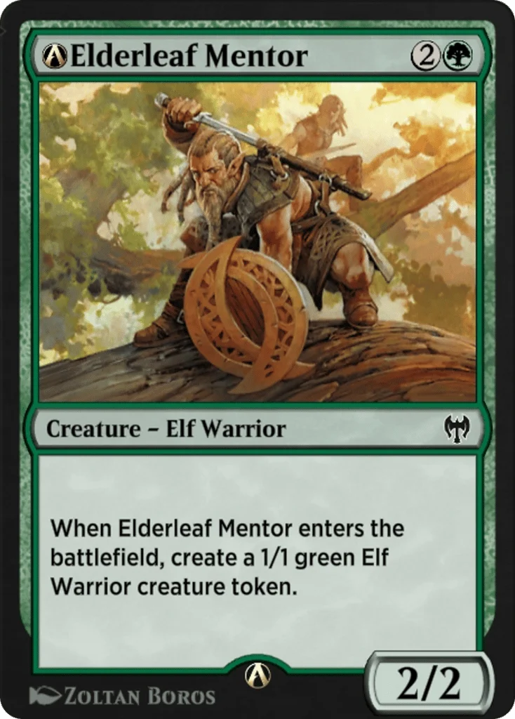 A-Elderleaf Mentor · Kaldheim