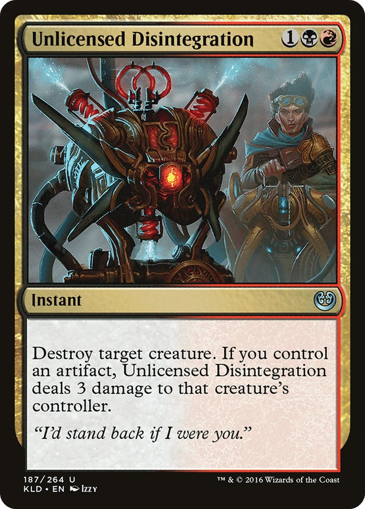 Unlicensed Disintegration · Kaladesh