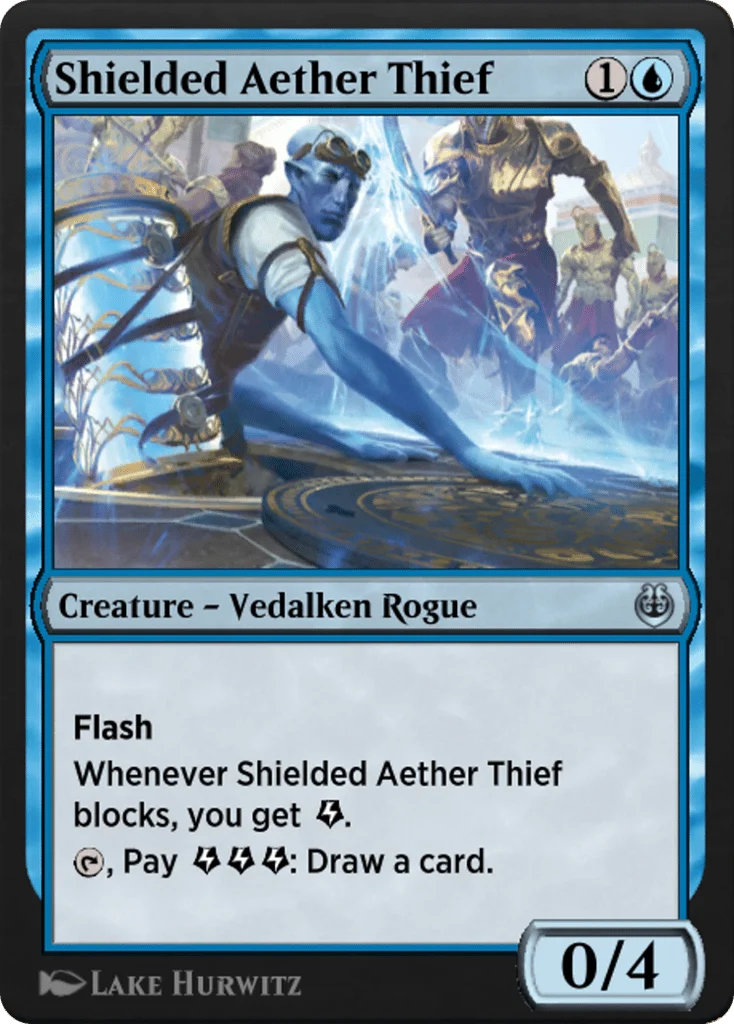Shielded Aether Thief · Kaladesh Remastered