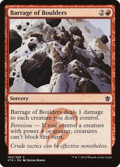 Barrage of Boulders