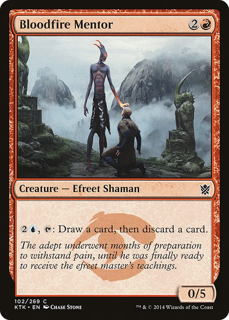 Bloodfire Mentor · Khans of Tarkir