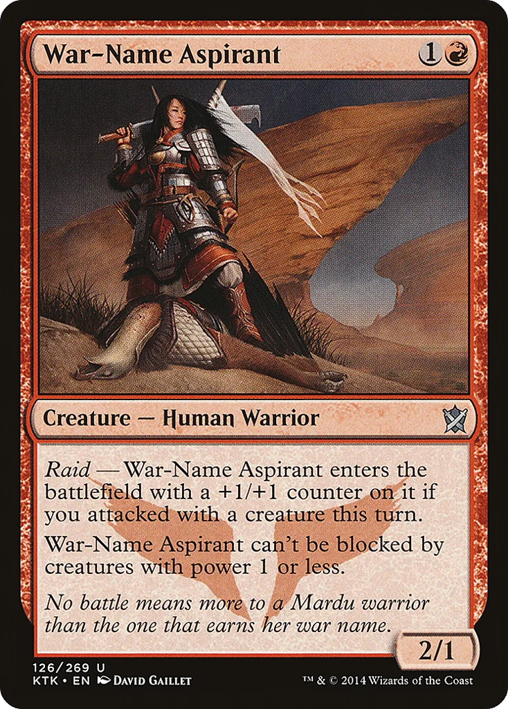 War-Name Aspirant · Khans of Tarkir