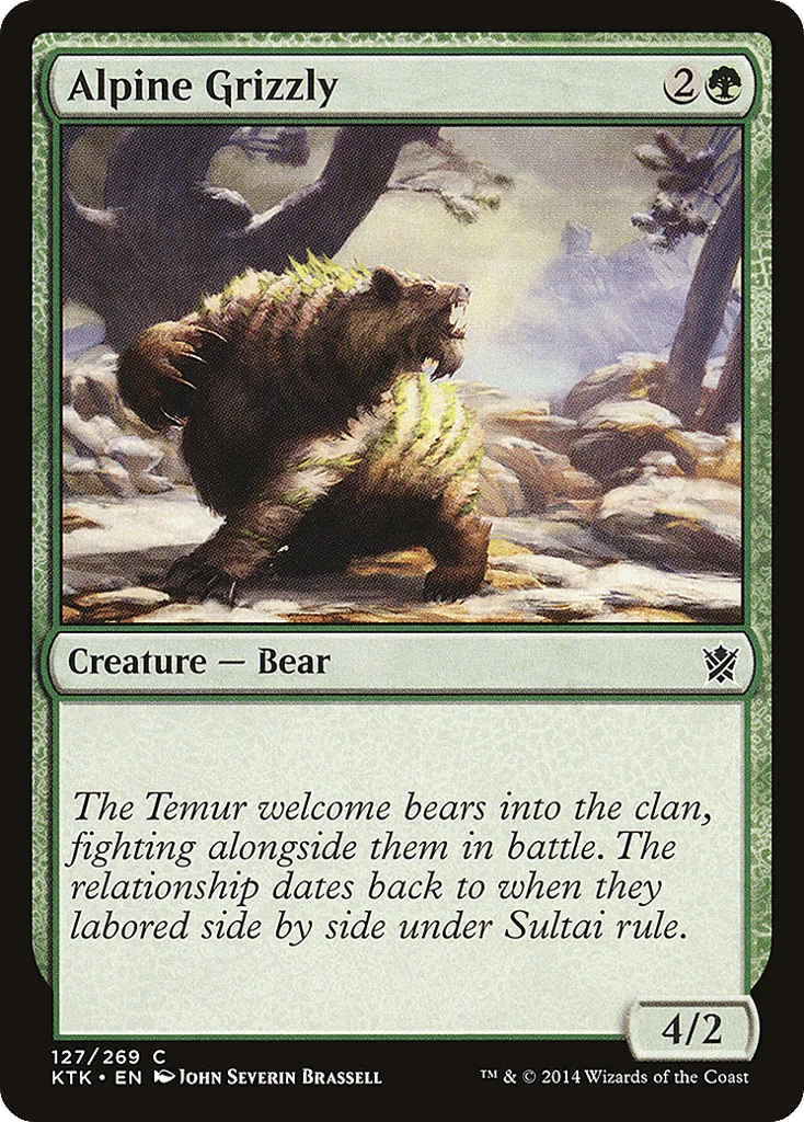 Alpine Grizzly · Khans of Tarkir