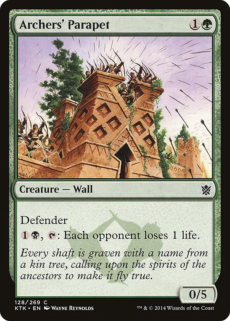 Archers' Parapet · Khans of Tarkir