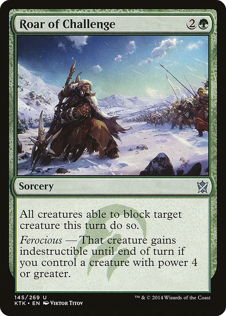 Roar of Challenge · Khans of Tarkir