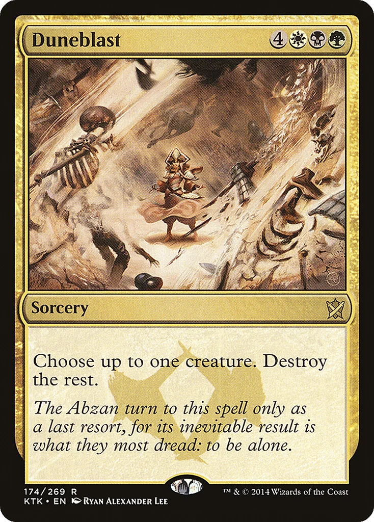 Duneblast · Khans of Tarkir