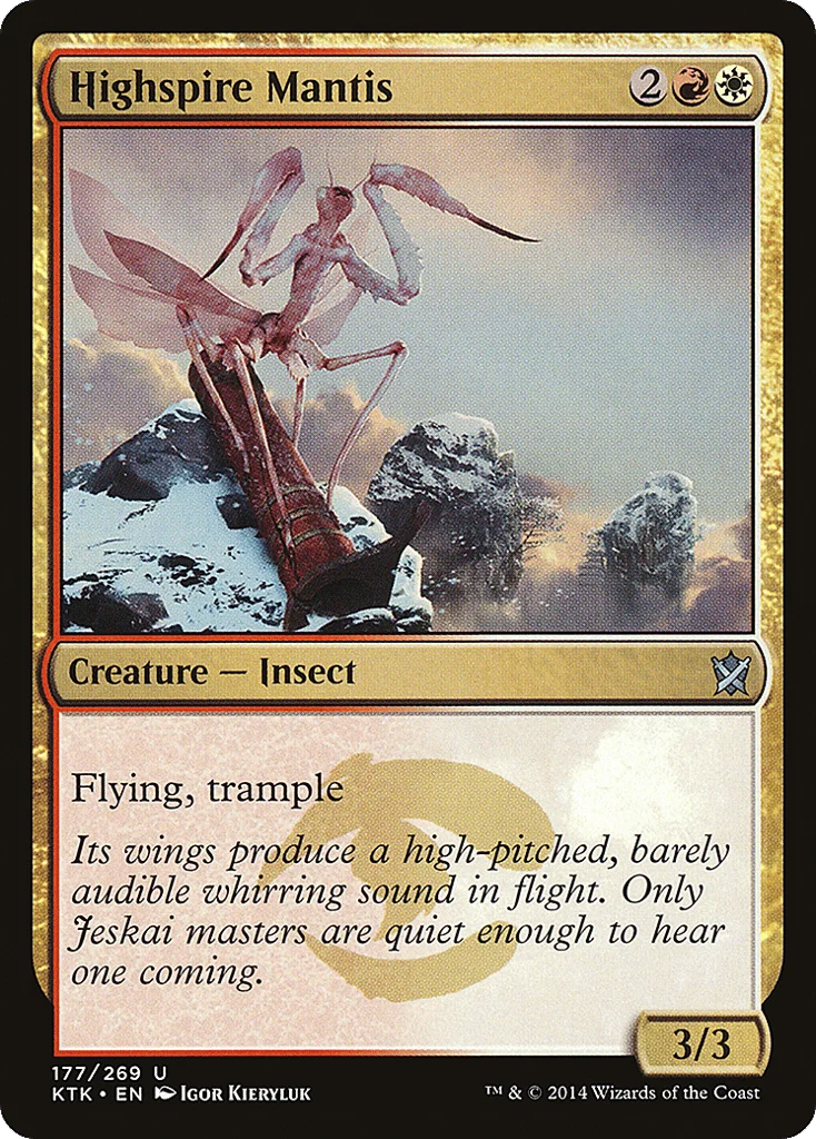Highspire Mantis · Khans of Tarkir