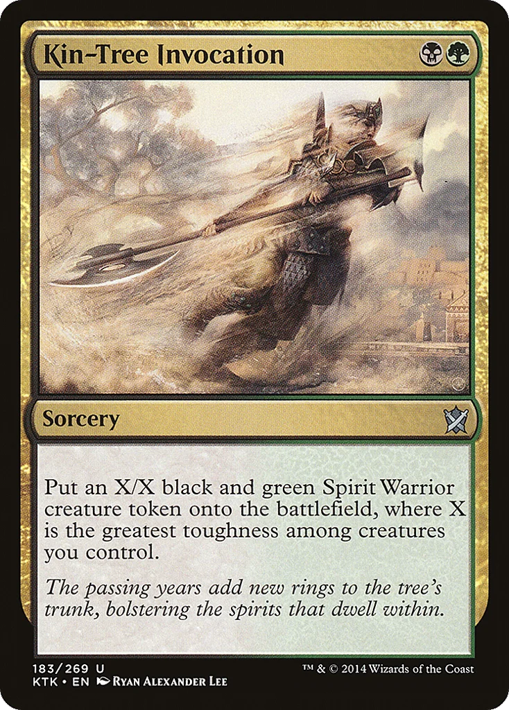 Kin-Tree Invocation · Khans of Tarkir