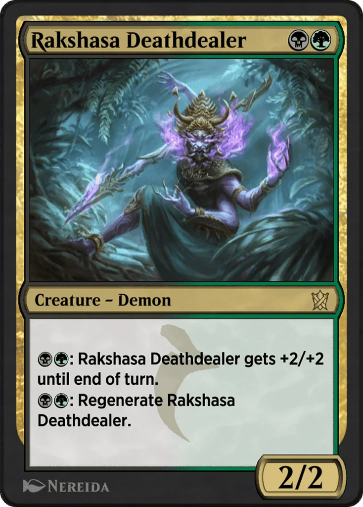 Rakshasa Deathdealer · Khans of Tarkir