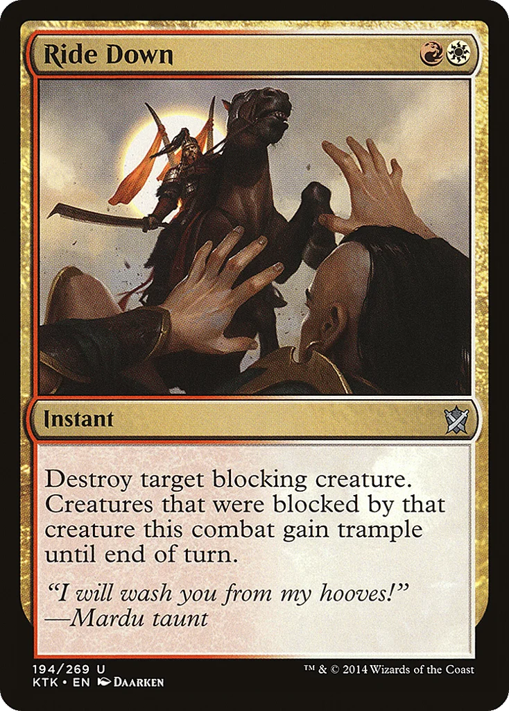 Ride Down · Khans of Tarkir