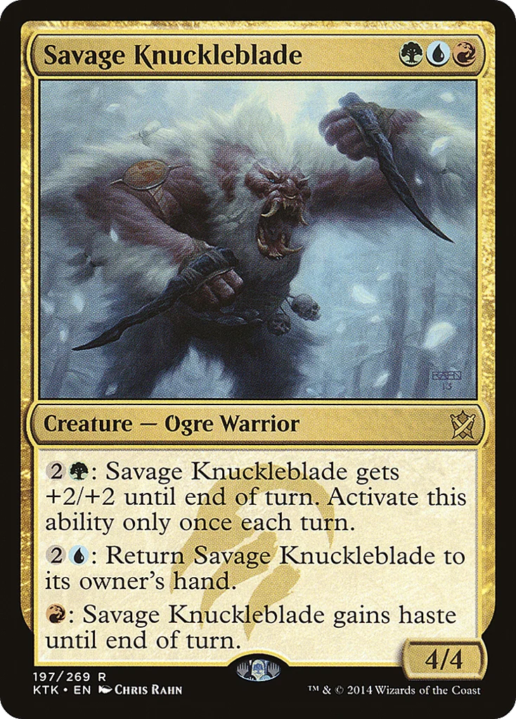 Savage Knuckleblade · Khans of Tarkir