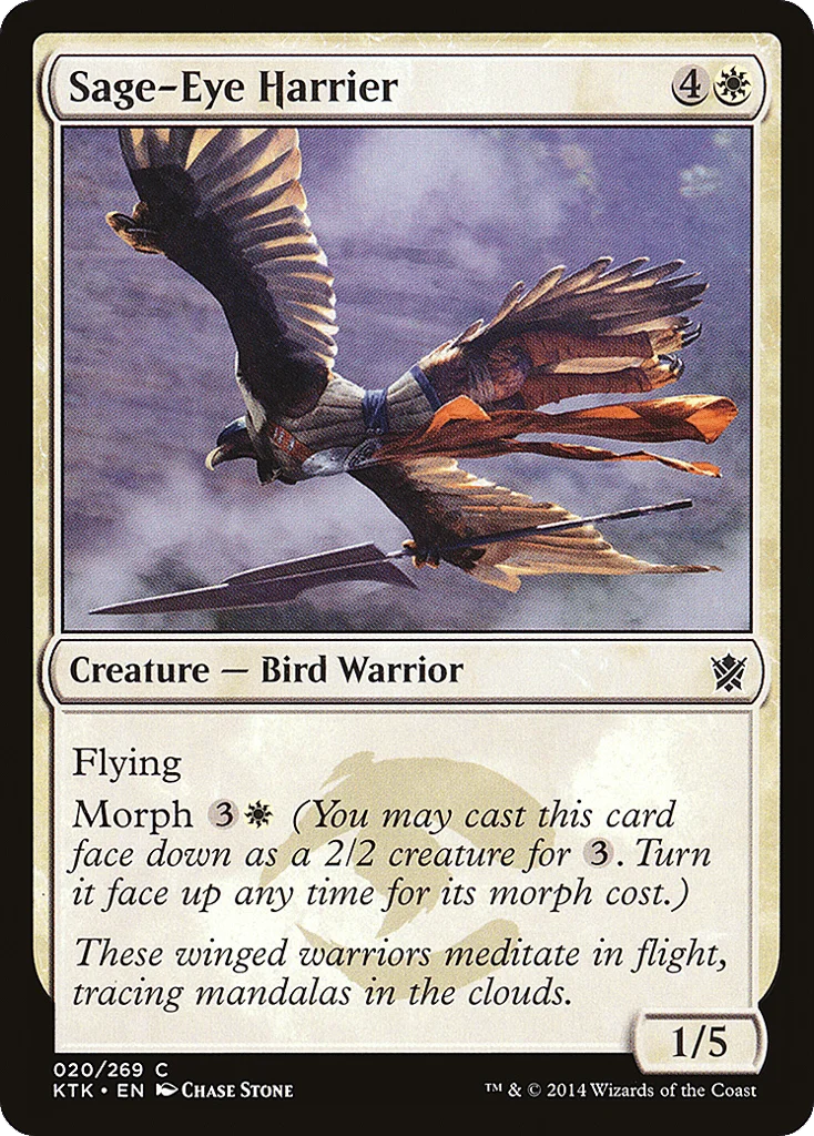 Sage-Eye Harrier · Khans of Tarkir