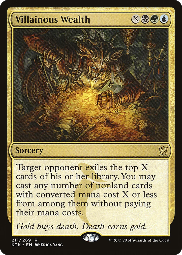 Villainous Wealth · Khans of Tarkir