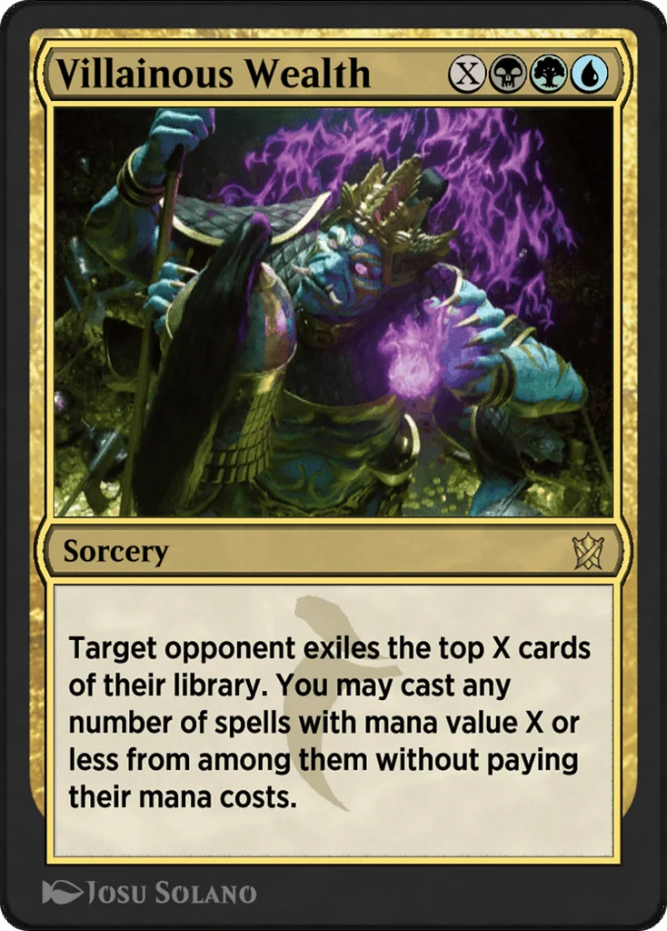 Villainous Wealth · Khans of Tarkir
