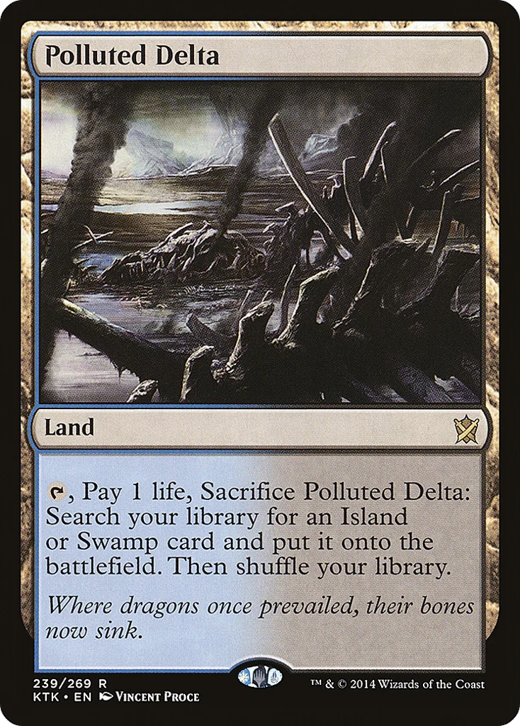 Polluted Delta · Khans of Tarkir