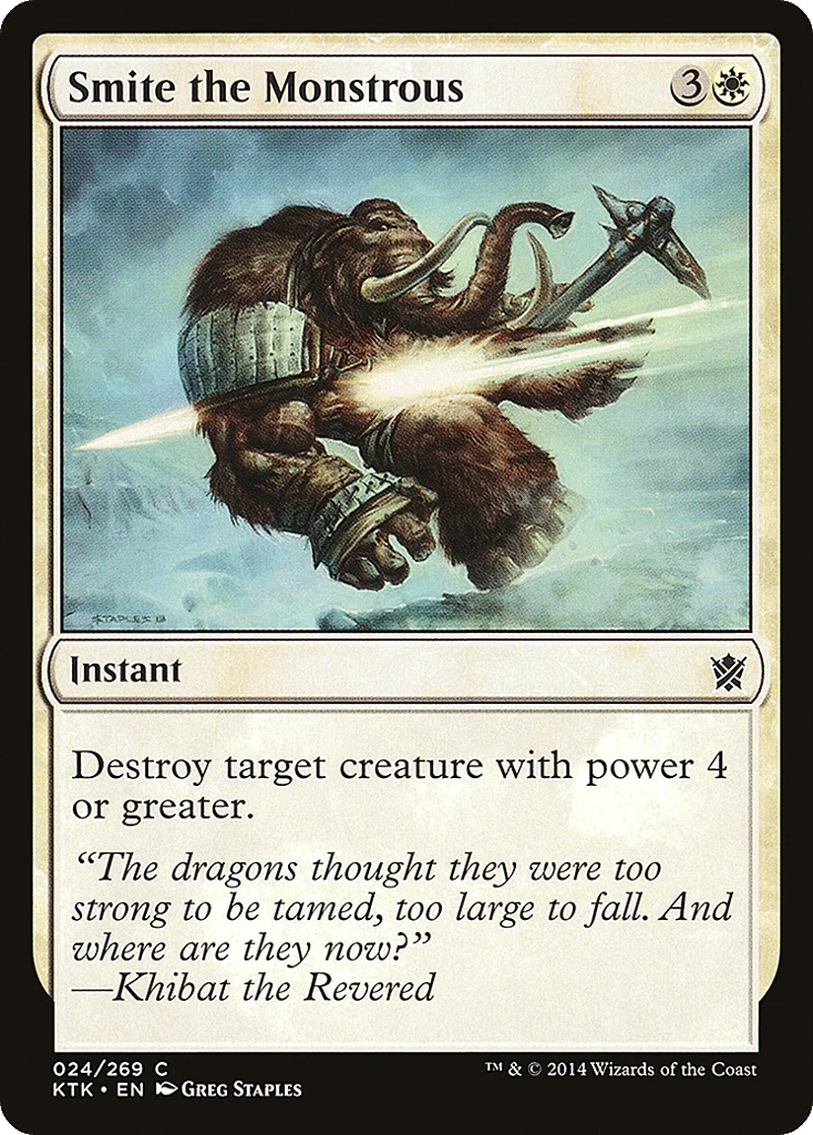 Smite the Monstrous · Khans of Tarkir