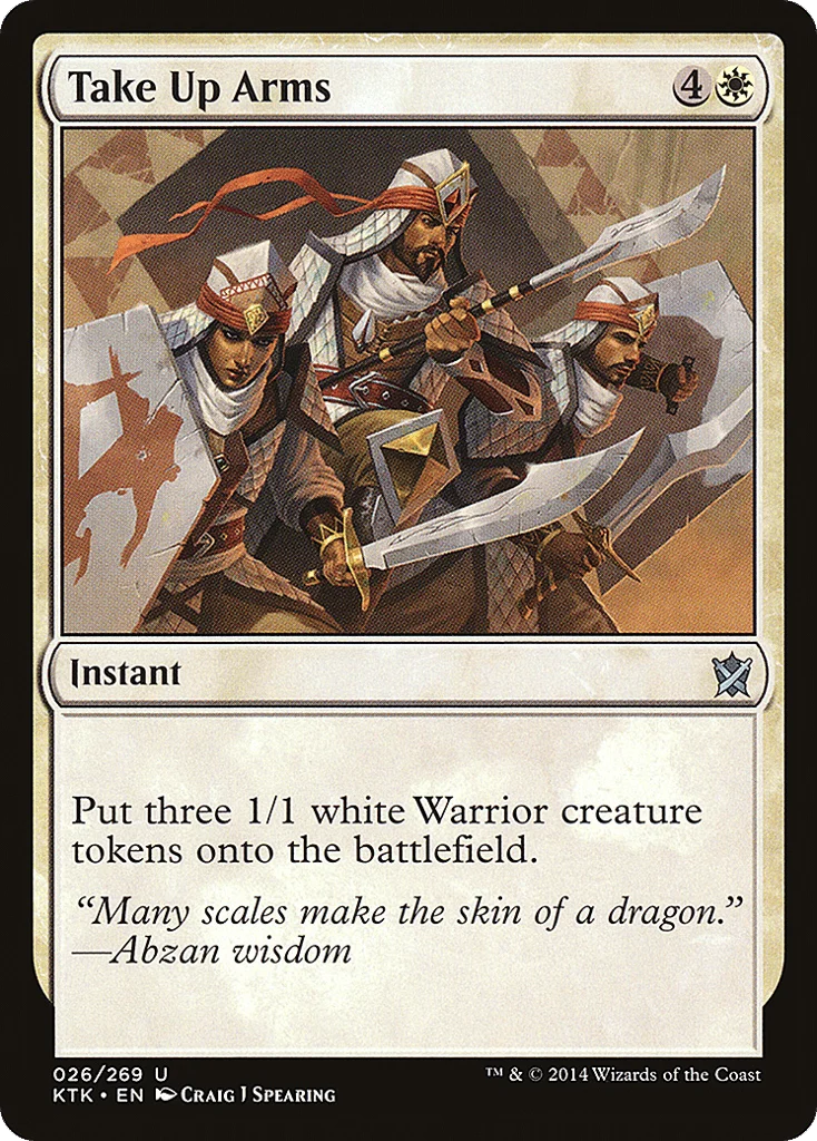 Take Up Arms · Khans of Tarkir