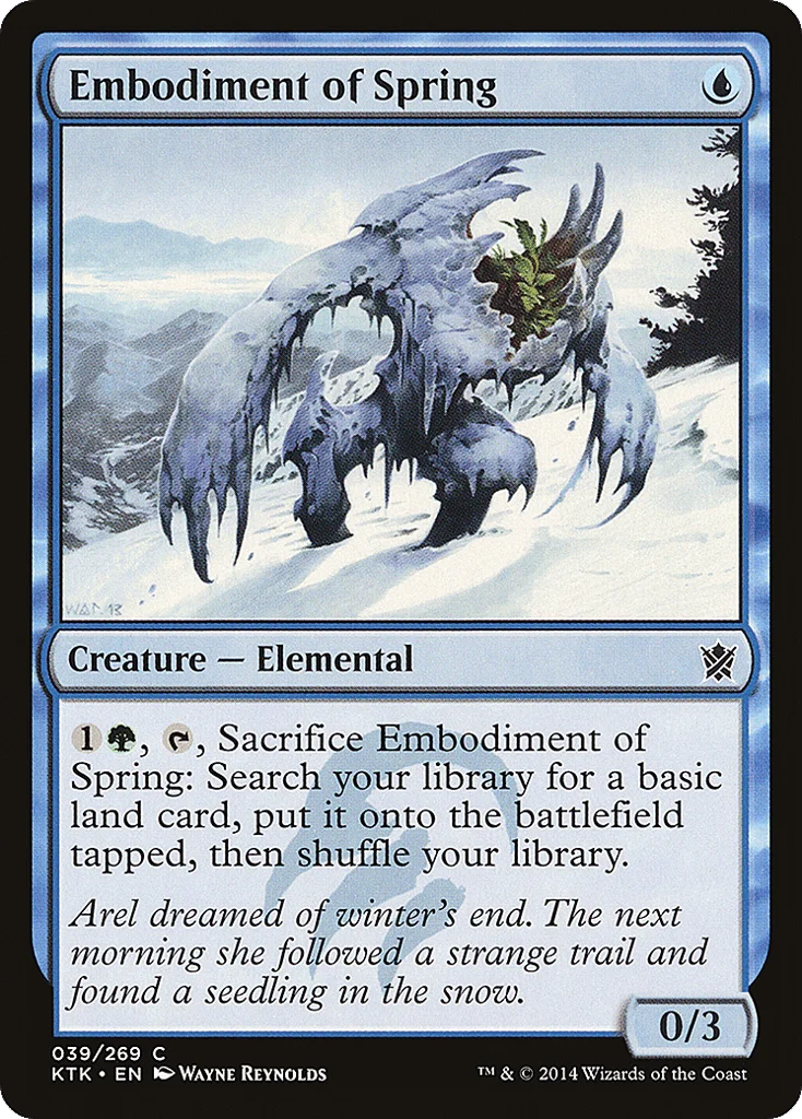 Embodiment of Spring · Khans of Tarkir