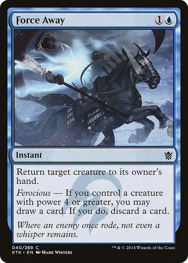 Force Away · Khans of Tarkir
