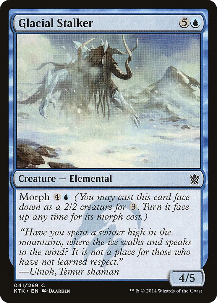 Glacial Stalker · Khans of Tarkir