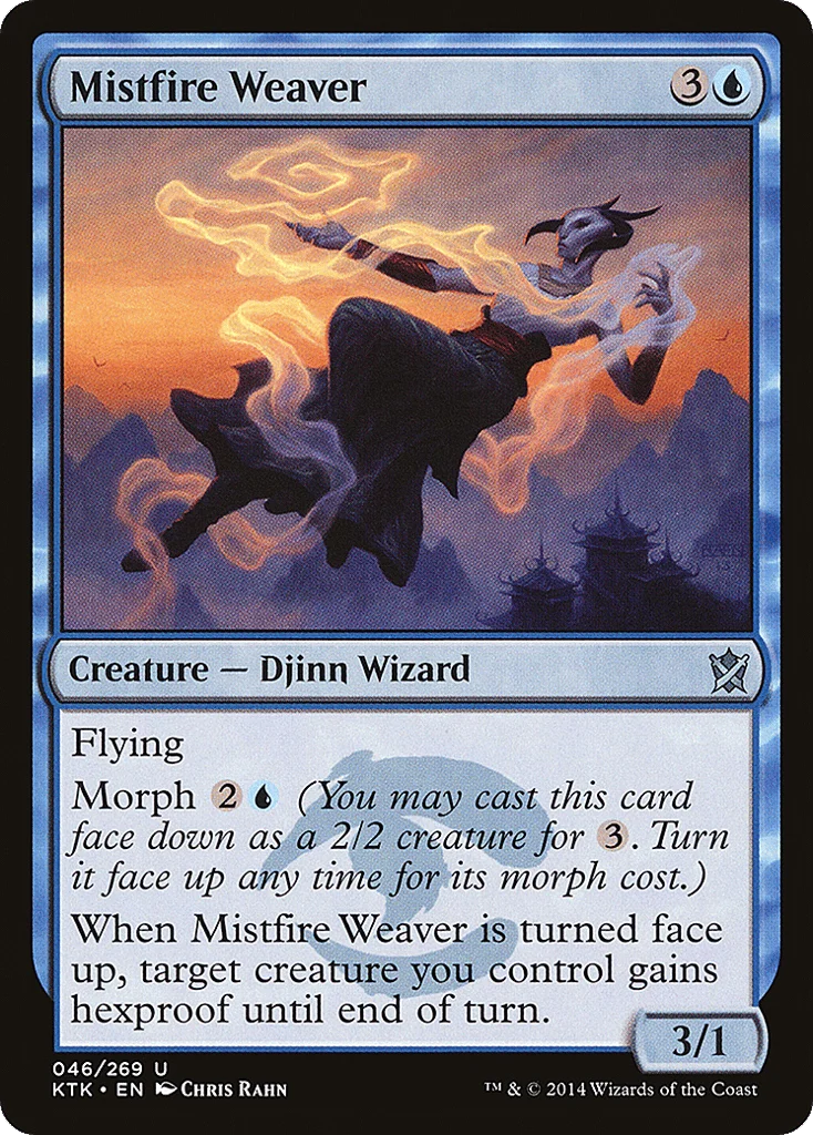 Mistfire Weaver · Khans of Tarkir
