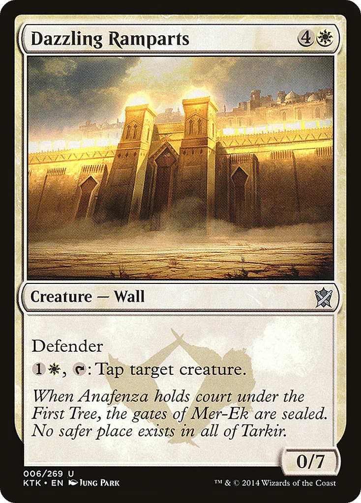 Dazzling Ramparts · Khans of Tarkir