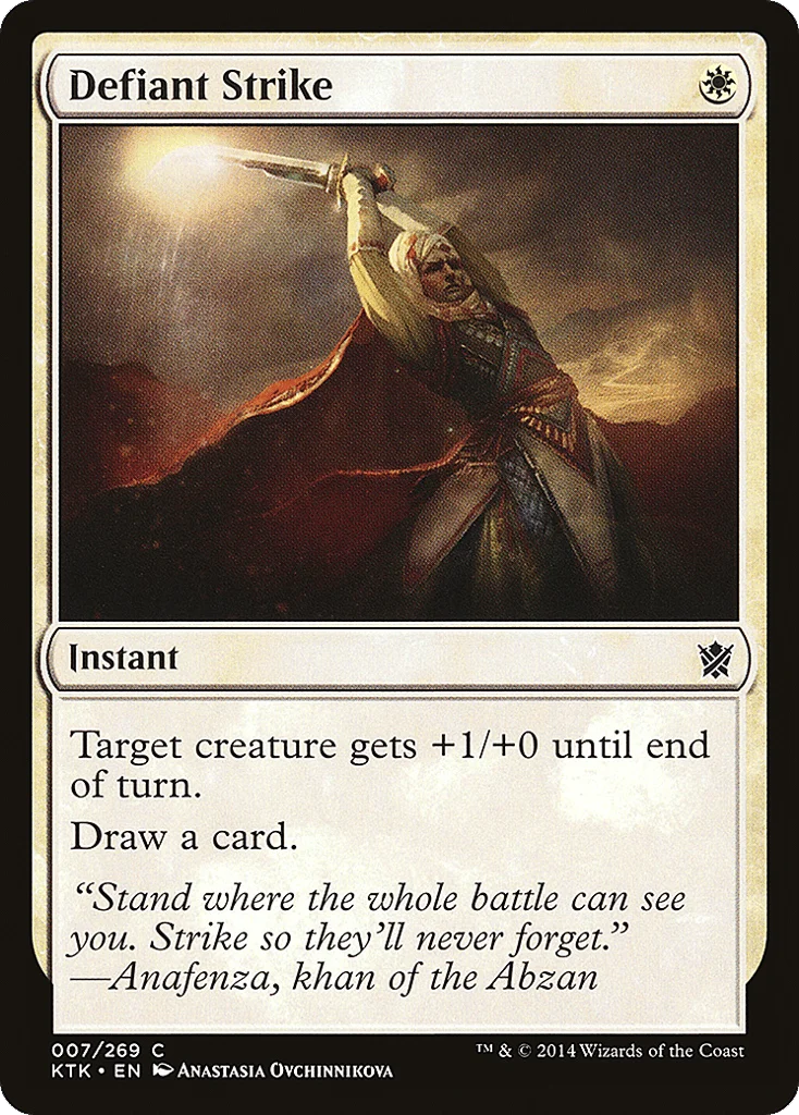 Defiant Strike · Khans of Tarkir