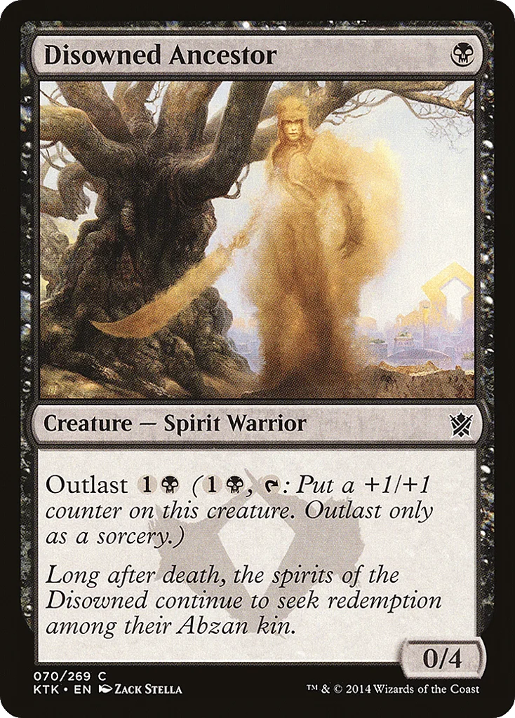 Disowned Ancestor · Khans of Tarkir