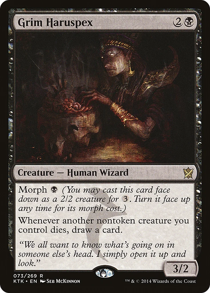 Grim Haruspex · Khans of Tarkir