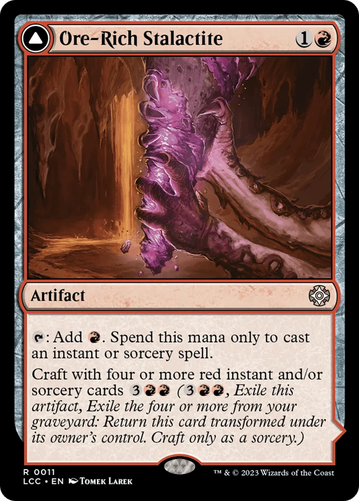 Ore-Rich Stalactite // Cosmium Catalyst · The Lost Caverns of Ixalan Commander