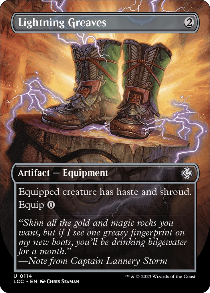 Lightning Greaves · The Lost Caverns of Ixalan Commander