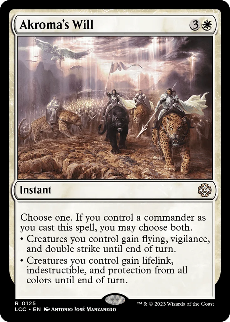 Akroma's Will · The Lost Caverns of Ixalan Commander
