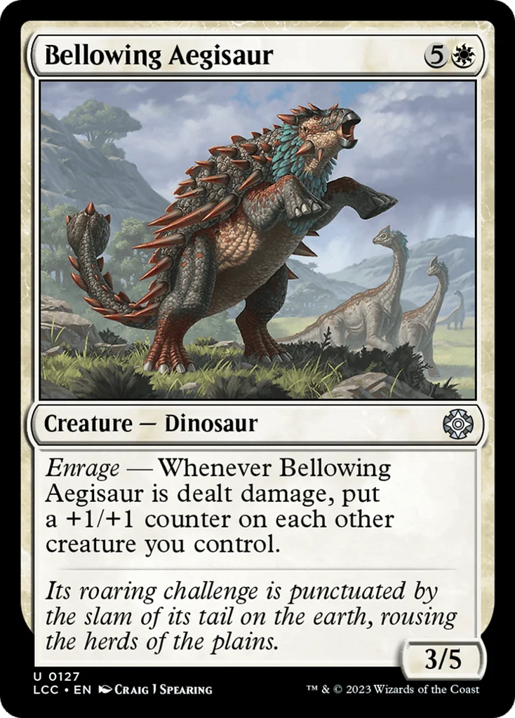 Bellowing Aegisaur · The Lost Caverns of Ixalan Commander