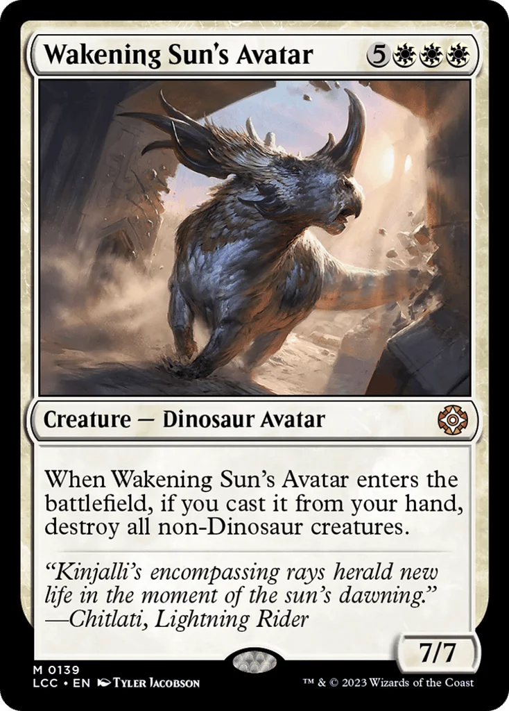 Wakening Sun's Avatar · The Lost Caverns of Ixalan Commander