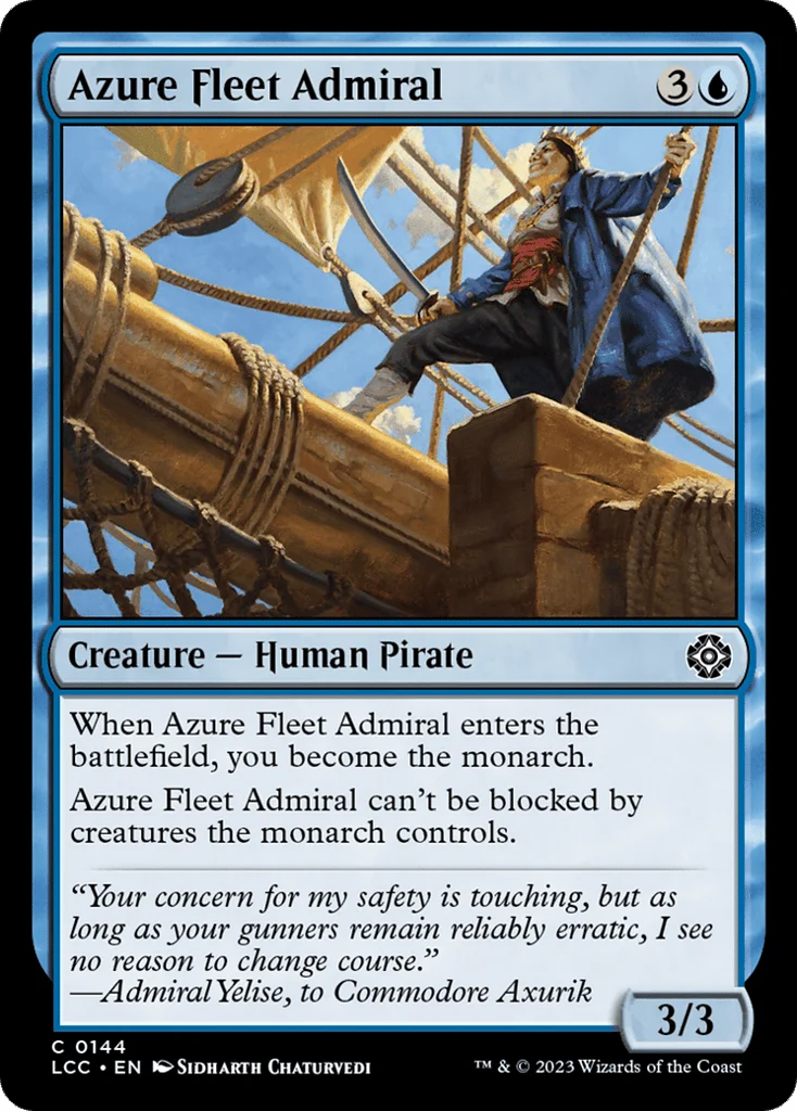 Azure Fleet Admiral · The Lost Caverns of Ixalan Commander