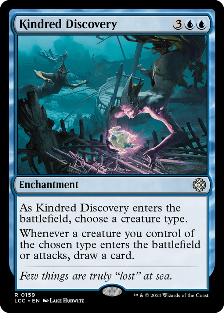 Kindred Discovery · The Lost Caverns of Ixalan Commander