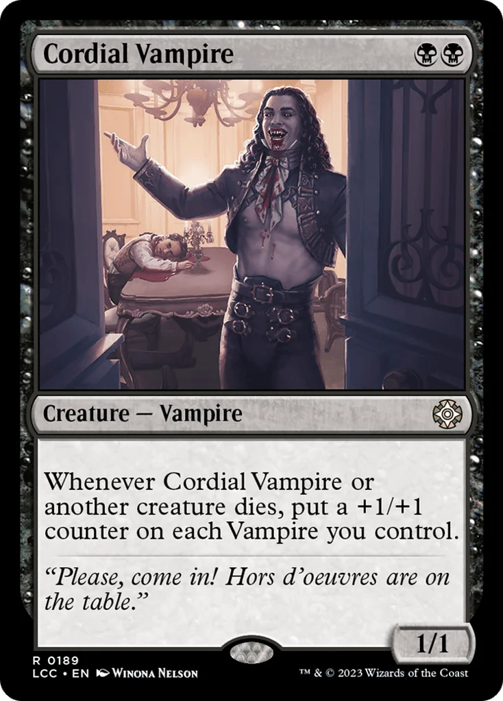 Cordial Vampire · The Lost Caverns of Ixalan Commander