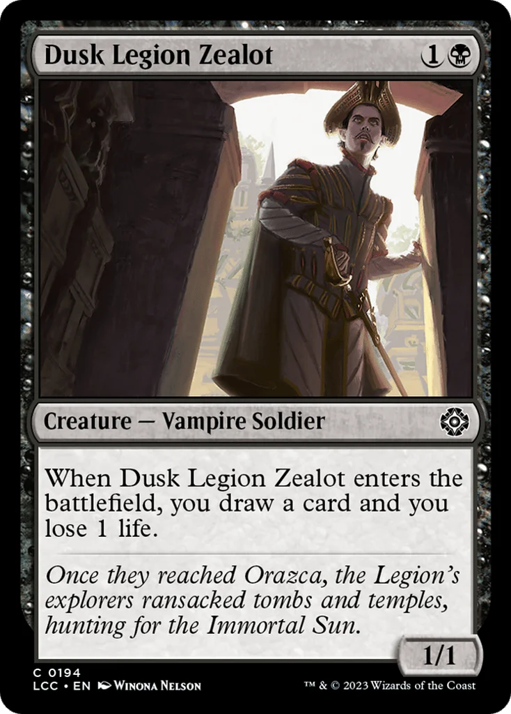 Dusk Legion Zealot · The Lost Caverns of Ixalan Commander