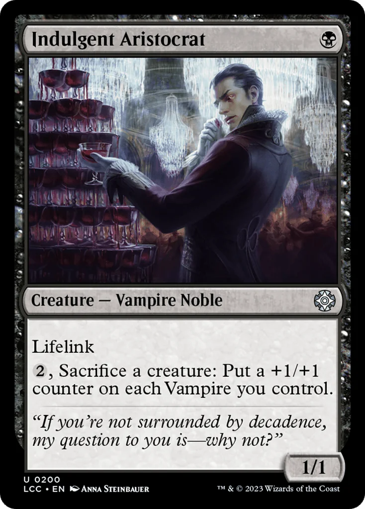 Indulgent Aristocrat · The Lost Caverns of Ixalan Commander