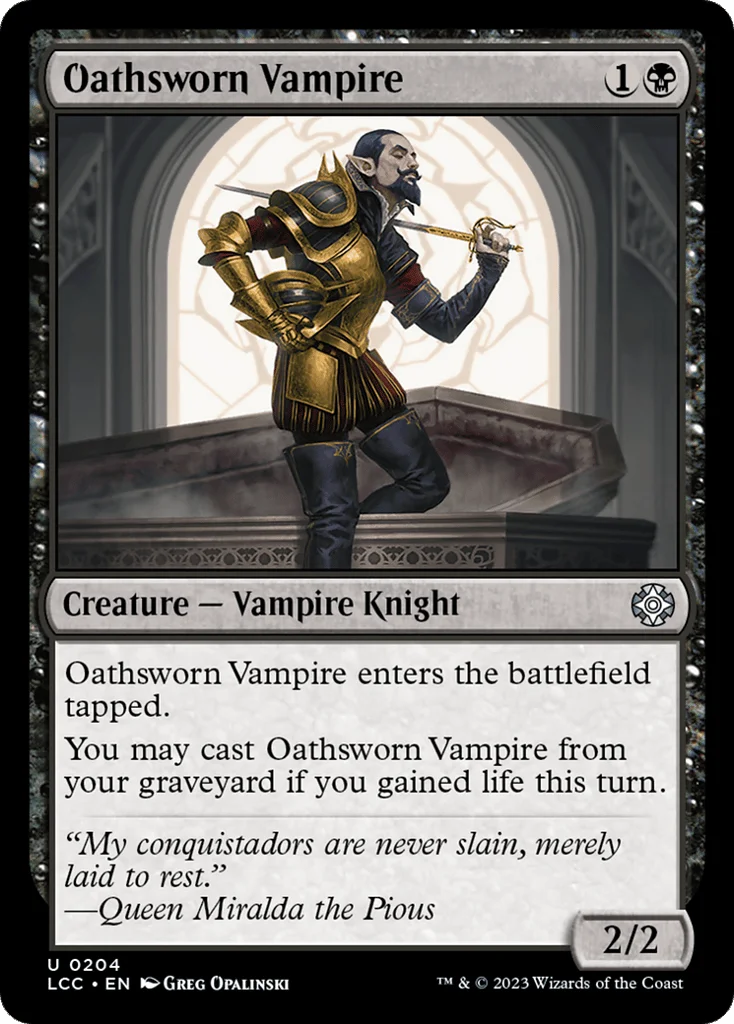 Oathsworn Vampire · The Lost Caverns of Ixalan Commander