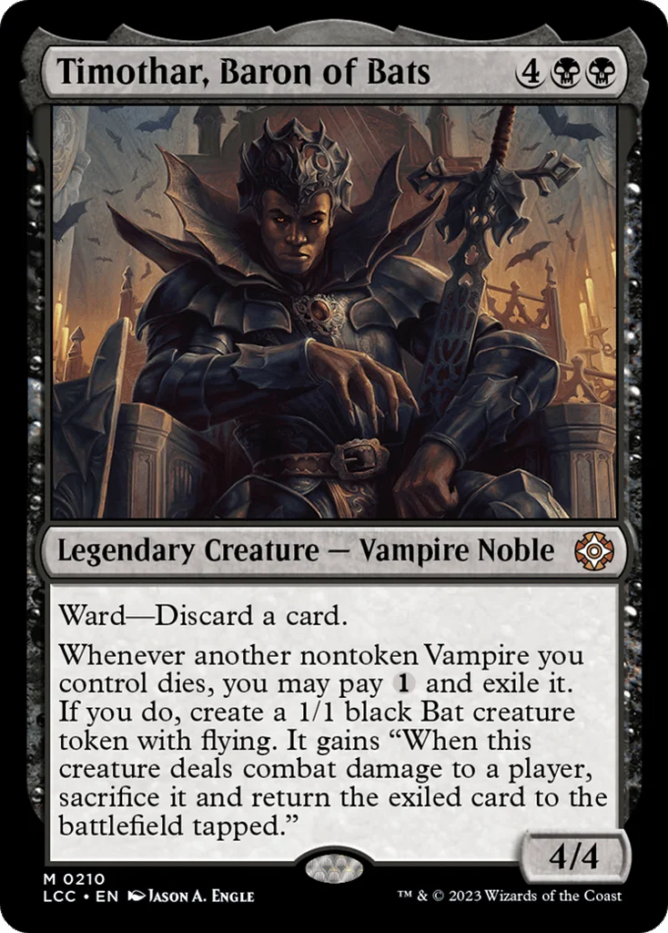 Timothar, Baron of Bats · The Lost Caverns of Ixalan Commander