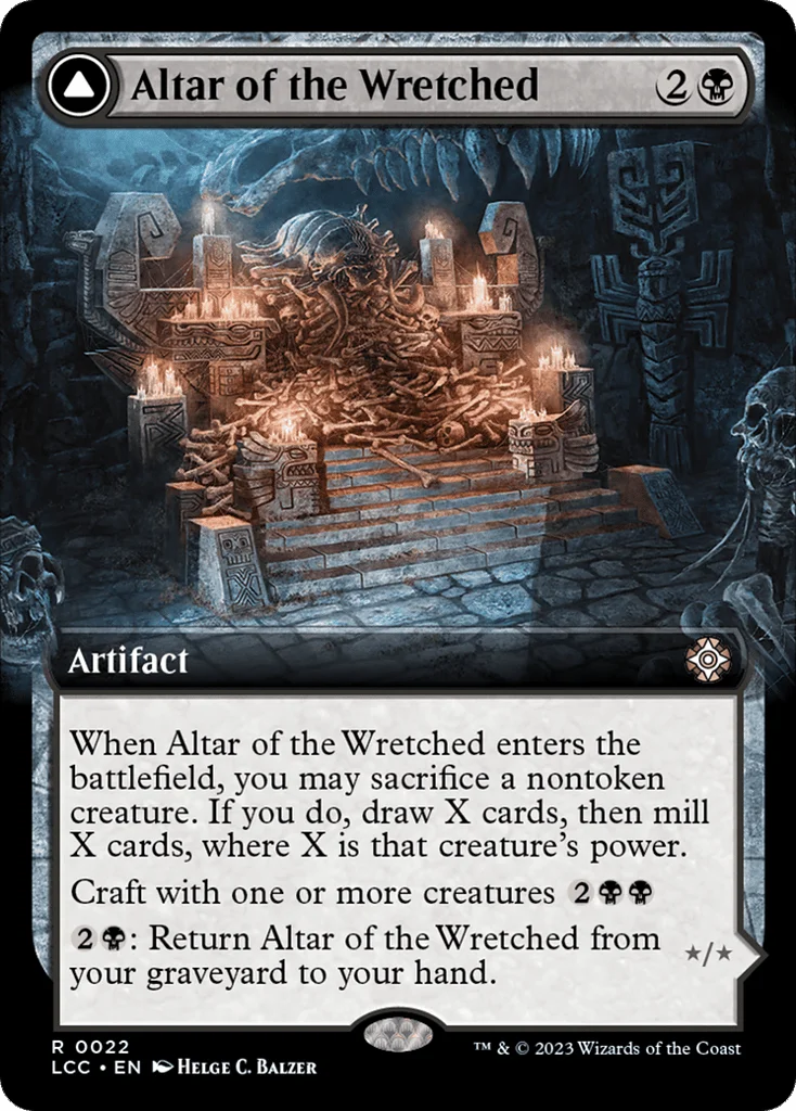 Altar of the Wretched // Wretched Bonemass · The Lost Caverns of Ixalan Commander
